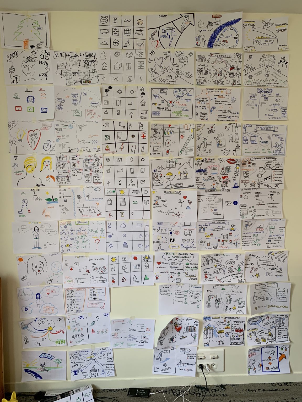 Atelier de sketchnoting en session Insuffle